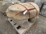 Pallet of (3) Lg Landscape Stones - Fossiled (sold by pallet)