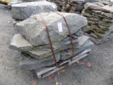 Pallet w/(3) Lg Fossiled Dec. Landscape Stones (sold by pallet)