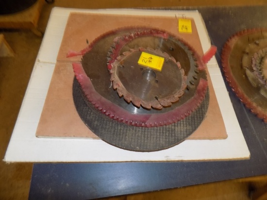 Group of Saw Blades, 8 Blades of Misc Sizes from 15'' Down to 6''.Some Are