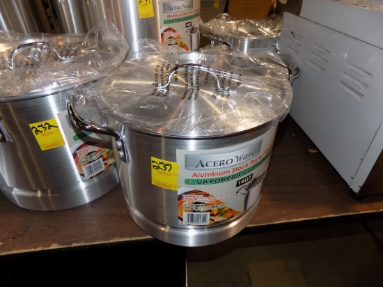 Brand New Aluminum Acero Wave Stock Pot 16 QT