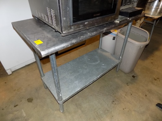 Stainless Steel Prep Table 48'' W