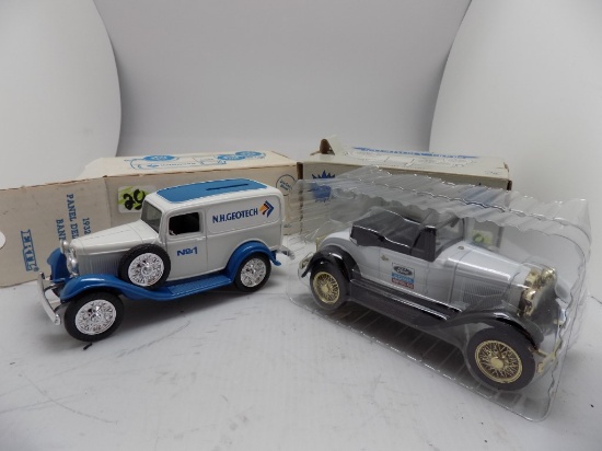 Ford Model A Roadster & 1932 Panel Delivery Van, 1:25 Scale, in Good Boxes,
