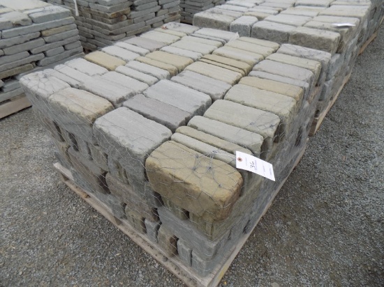 Pallet Tumbled Belgiums, Assorted Sizes, 48SF, Sold by SF