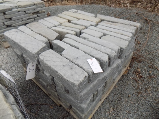 Pallet of Tumbled Belgiums, Assorted Sizes, 48 Sf, Sold by SF