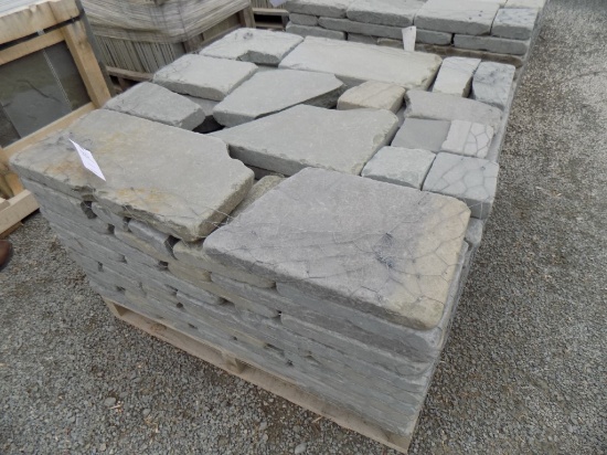 Pallet of Tumbled Random Sized Pavers, 100 Sf, Sold by SF