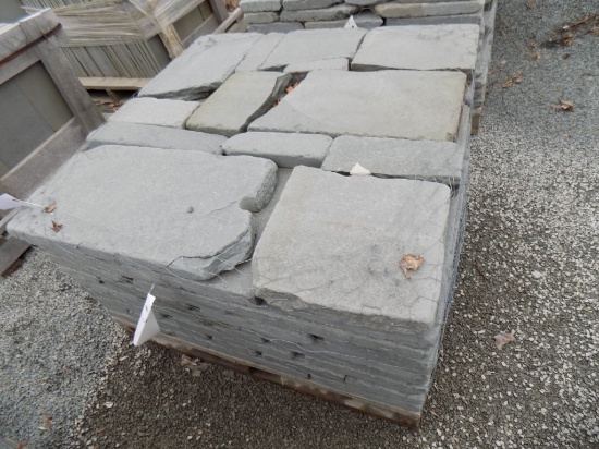 Pallet of Tumbled Random Sized Pavers, 100 Sf, Sold by SF