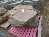 Pallet of (2) Field Stone Decorative Boulders, Sold by Pallet