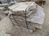 Pallet of (8) Large Natural Cleft Stepping Stones - Sold By Pallet