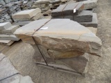 Pallet of (4) Large Natural Cleft Stepping Stone - Sold By Pallet