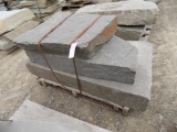 Pallet of (3) Large Natural Cleft Stepping Stone - Sold By Pallet