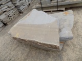 Pallet of (3) Large Natural Cleft Stepping Stones - Sold By Pallet