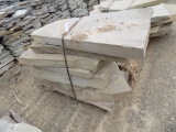 Pallet of (7) Large Natural Cleft Stepping Stones - Sold By Pallet