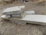 Pallet of (6) Large Natural Cleft Stepping Stones - Sold By Pallet