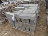 Pallet of 4'', Blue Wall Block/Coping, Sold by Pallet
