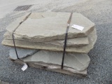Pallet of Tumbled Large Garden Path Steppers, Sold by Pallet