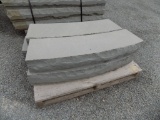 (4) 6'' Thermaled Radius Wall Caps, Sold by Pallet