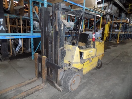 Hyster S120XL Indoor Forklift LPG, Hard Tires, 11,750 Capacity, 60'' Forks,