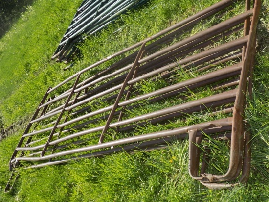 (3) 12' Brown Gate Panels (3 x Bid Price)