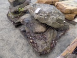 Pallet w/ (3) Lg. Landscape Stones w/ Fossiling - Sold by Pallet