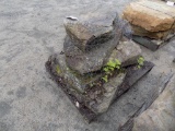 Pallet w/ (4) Lg. Landscape Stones w/ Fossiling - Sold by Pallet