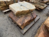 Pallet w/ (2) Lg. West Mountain/Sandstone 8'' - Sold by Pallet