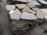 Pallet w/ Tumbled Bluestone 2''-3'' Thick - Sold by Pallet