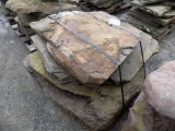 Pallet of (4) Heavy Fossiled Landscape Stones - Sold By Pallet