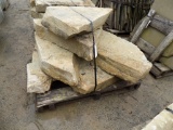 Pallet of (6) Sandstone 6''-7'' Natural Steps - Sold by Pallet