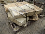 Pallet of (6) Sandstone 6''-7'' Natural Steps - Sold by Pallet