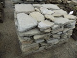 Pallet of Tumbled Bluestone, 2''-3'' Thick, Sold by Pallet