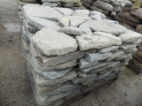 Pallet of Tumbled Bluestone, 2''-3'' Thick, Sold by Pallet