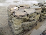 Pallet of Fieldstone, Colonial Style Stacked, 3''-5'' Thick, Sold by Pallet