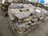 Pallet of Tumbled Creekstone, Flat, 3''-5'', Sold by Pallet