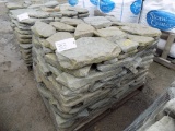 Pallet of Tumbled Bluestone, 2''-3'' Thick, Sold by Pallet