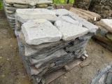 Pallet of Tumbled Bluestone, 2'' - 3'' Thick, Sold by Pallet