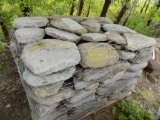 Pallet of Tumbled Bluestone, 2'' - 3'' Thick, Sold by Pallet