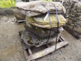 Pallet w/(4) Large Natural Steps/Landscape Stone, Sold by Pallet