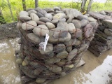 Pallet Basket of Creekstone Rounds/Cobbles 5''-6'', Sold by Pallet