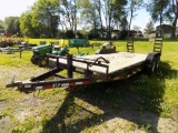 2014 PJ 20' T/A Beavertail Equipment Trailer, 14000 Ib., Black, Vin #: 4P5C