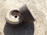 (2) 18x7.50-8 Turf Tires on Rims