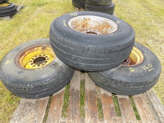 (3) 6-8 Lug 11L-15 Mtd Imp. Tires (3 x Bid Price)