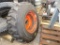 12-16.5 Solid Bobcat Tire on Rim
