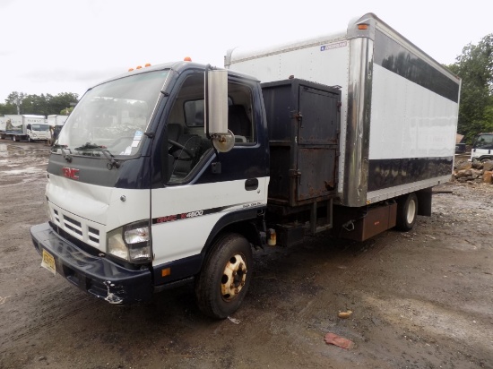 2007 GMC/Isuzu, W4500, Dsl Eng, auto Trans, Van Truck w/16' Body w/Ramp, w/