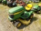 JD X320 Lawn Tractor, 52'' Deck, Hydro, 752 Hrs, S/N: 031307 (Lots 125-278