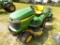 JD X500 Lawn Tractor, 48'' Deck, Hydro, Diff. Lock, 459 Hrs, S/N: 061393 (L