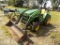 JD 4320 Tractor, 4WD, Hyrdro, 400X Ldr w/72'' Bkt, 540 PTO, 3pt, 4383 Hrs,