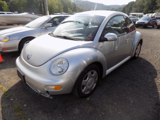 2001 Volkswagen Beetle, Silver, Automatic, Sunroof, Leather, 104,512 Mi., V