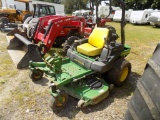 JD 777 Zero-Turn Mower, 60'' Cut, (2) Front Wts, Kawasaki 27HP Motor, 1872