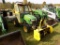 JD 2520 Compact Tractor w/ Cab, 4WD, Hydro w/ Front Snowblower, 60'' Belly