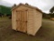 8'? Or 10'? x 12' Amish Shed w/Gray Steel Roof (was lot 1967)